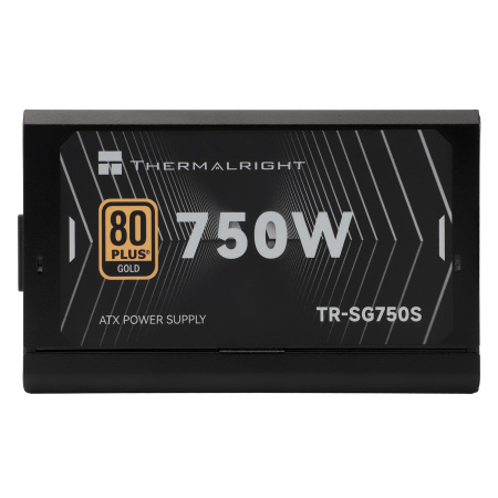Блок питания 750W/ Power Supply Thermalright, 750W 80+ Gold (ATX, 3.1, PCIe 5.1, Non-modular, 1x24(20+4)pin, 1xCPU 8(4+4)pin, 2xPCIe*2 8(6+2)pin, 5xSATA3, 1x12+4pin (12VHPWR PCIe 5.1 12+4pin 600mm), 3xMOLEX4pin, Active, 120x120mm, 150x140x86mm, APFC, blac