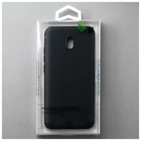 Накладка для Xiaomi Redmi 8A INNOVATION черная матовая