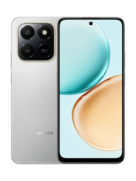 Смартфон Honor X7d 6Гб 128Гб Космический серый 6.77", TFT LCD, 1610*720, 4*1.9+4*2.8Ггц, 108+2МП, 8Мп, NFC, 4G, 6500мАч, And 15