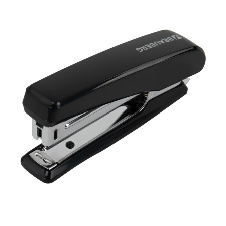 Степлер №10 BRAUBERG "Standard" на 20л. черный (272754)