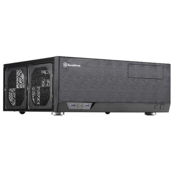 Корпус для ПК Silverstone Bad Pack SST-GD09B Grandia HTPC ATX Computer Case, Silent High Airflow Performance, black  (221280) bp