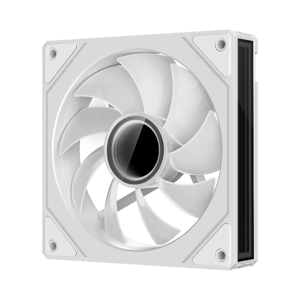 Кулер в корпус 120х120х25 XASTRA FM120W ARGB White (600-1500prm/4pin/PWM/3-pin 5V ARGB/55.6 CFM/25.8дБ/подшипник гидродинамический/ARGB)[FM120-1WA-SXX