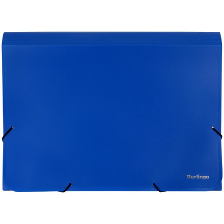 Папка на резинках BERLINGO "Standard" 13 отделений, синяя (ANp_04118)