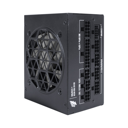 Блок питания 850Вт 1STPLAYER SFX 850W GOLD Black (APFC,80мм,3PCI-E,8SATA,80+Gold,модульный)[PS-850SFX]