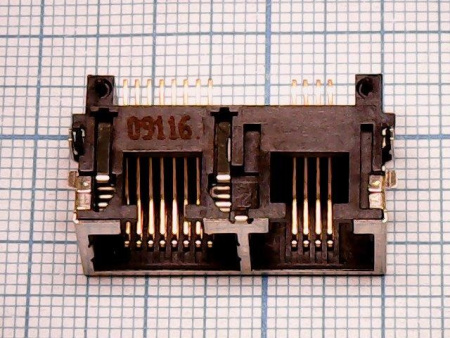 Разъём RJ-45 №78 female (RJ-45 + RJ-12)