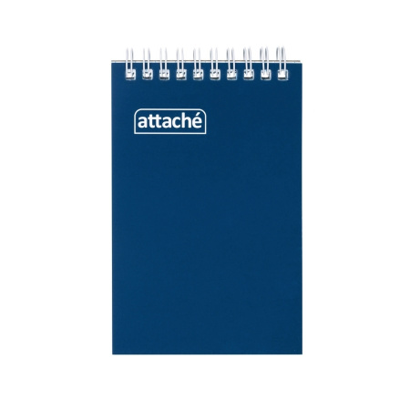 Блокнот Attache А6 60л. синий, спираль (650135)