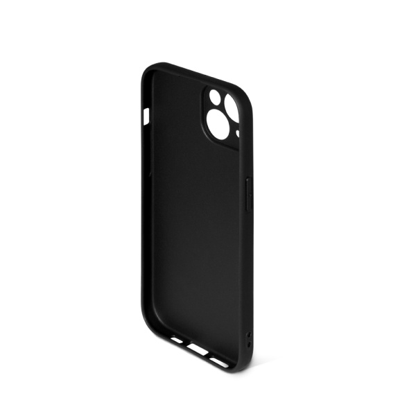 Чехол силиконовый для iPhone 15 Plus DF iCase-37 (black)