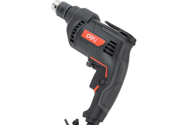 Дрель сетевая Deli DE-DZ10-2E 500Вт, 10мм, 3300об/мин