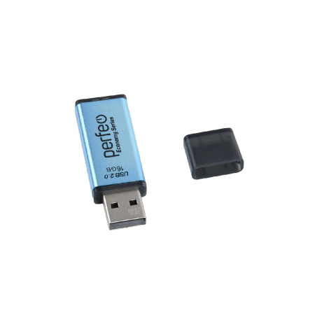Флеш-накопитель USB2.0 16Gb Perfeo E03 (PF-E03N016ES) синий