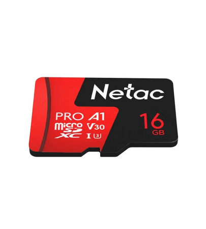 Карта памяти MicroSDHC 16GB Netac P500 Extreme PRO Class10 U1 [NT02P500PRO-016G-S](без адаптера) R/W Speed 100/10 Мб/с