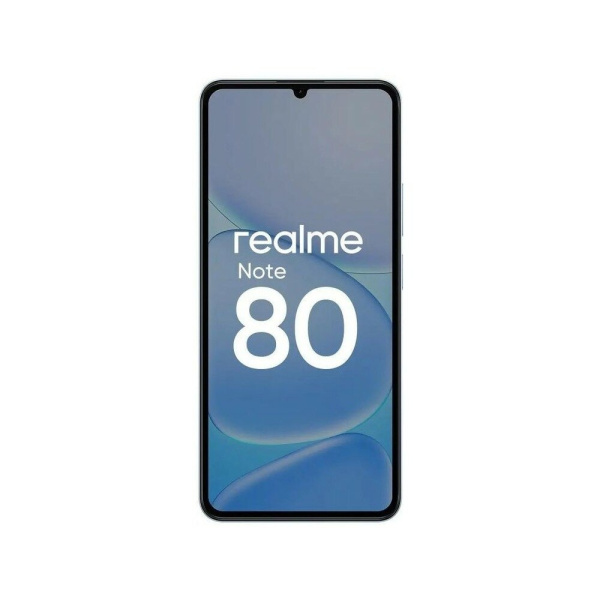 Смартфон Realme Note 80 4Гб 128Гб Голубой 6.74", IPS, 1600*720, 2*1.8+6*1.6ГГц, 8Мп, 5Мп, 4G, 6300мАч, And 15