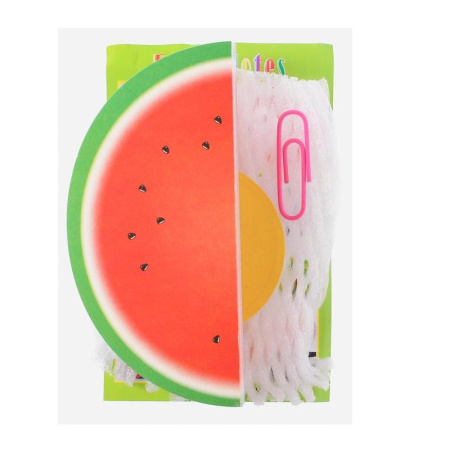 Блок для записей "Фрукты" фигурный М-4551