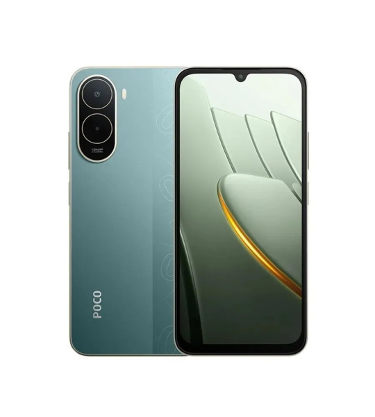 Смартфон POCO C81 Pro 4Гб 128Гб Green 6.9",IPS,1600*720, 2*1.8+6*1.6ГГц, 13+0.08МП, 8Мп, 4G, 6000мАч, And