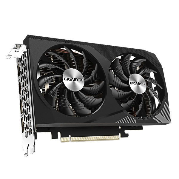 Видеокарта GeForce RTX3050 Gigabyte WINDFORCE OC V2 8Гб GDDR6, 128bit,2HDMI, 2DP (GV-N3050WF2OCV2-8GD) ret