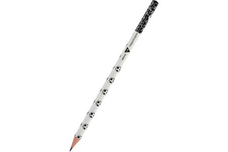 Карандаш ч/гр. BV Happy Graphix "Футбольные мячи" (НВ) 21-0030/28