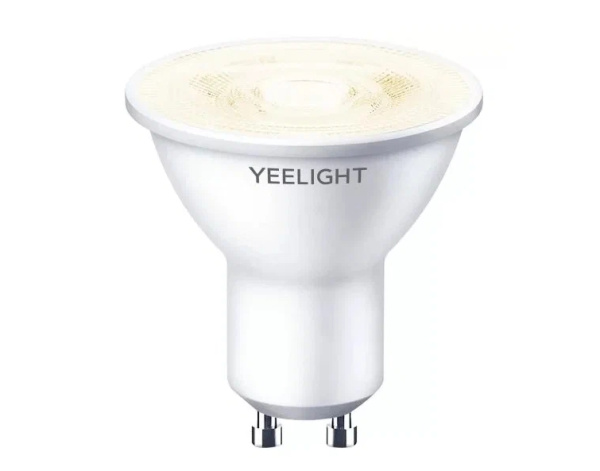 Умная LED лампочка Yeelight  GU10 Smart bulb W1 димируемая, WiFi  (4.8 Вт, 350 лм, 2700 К, 220В) YGYC0120001WTEU