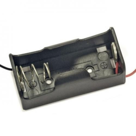 Батарейный отсек (держатель) С*1, 62*30*25мм, 2 провода, BH-211-1A