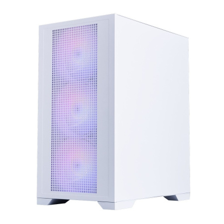 Корпус mATX Б_БП 1STPLAYER Go2 ARGB White (USB3.0, Audio, 4x120mm ARGB,белый)[Go2-WH-4F7-W]