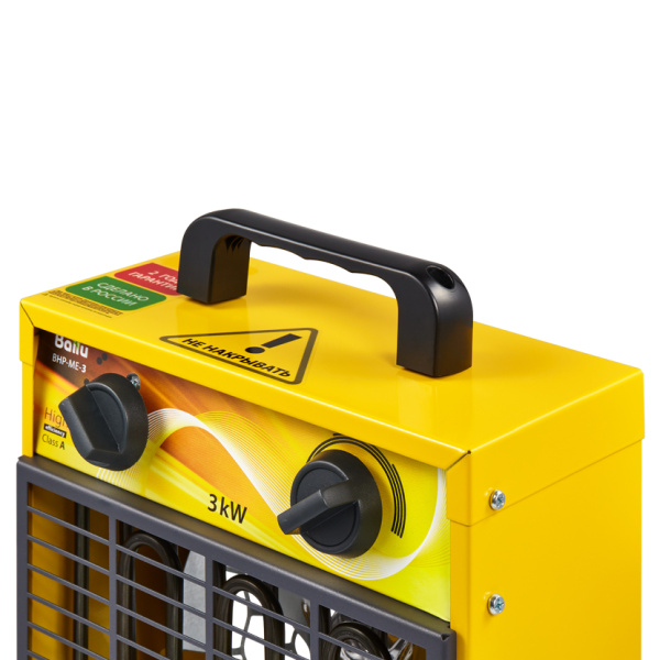Тепловая пушка BALLU BHP-ME-3 3000/1500Вт, ТЭН, 300м3/ч, 35м2