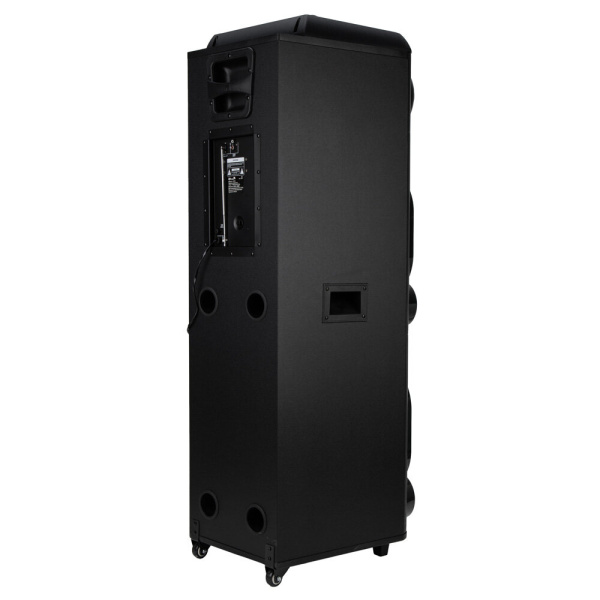 Портативная колонка ELTRONIC 30-56 CRAZY BOX 2500 динамик 15" 2шт. 250Вт, Bluetooth, TWS, FM, USB,  miс