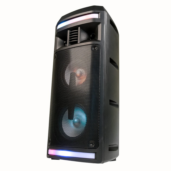 Портативная колонка Dialog AO-12 30вт. Bluetooth, FM, USB, SD, LED, караоке с микрофоном