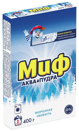 Порошок стиральный МИФ "Морозная свежесть" автомат 400гр, 3 в 1