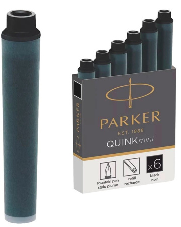 Чернильный картридж "Cartridge Quink Mini" черные, 6шт. 1950407