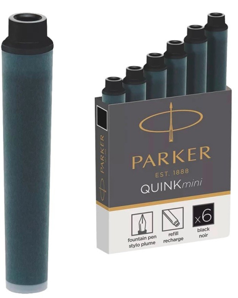 Чернильный картридж "Cartridge Quink Mini" черные, 6шт. 1950407