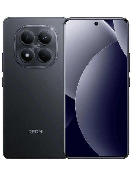 Смартфон Xiaomi Redmi Note 15 Pro 12Гб 256Гб Black 6.77", AMOLED, 2392*1080, 2*2.2+6*2Ггц, 200+8МП, 32Мп, 4G, NFC, 6500 мАч, And 15