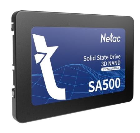 SSD-накопитель 480Гб Netac SA500 [NT01SA500-480-S3X](3D NAND, 520/450 Мб/с)