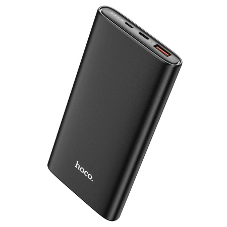 Аккумулятор внешний 10000_mAh HOCO J83 20W/2 USB 3.0/Micro/Type-C (черный)