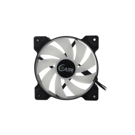 Кулер в корпус 120х120х25 Powercase (M2) ARGB PWM Black (800-1500prm/4pin+ARGB Sync/58 CFM/29.58дБ/подшипник гидравлический/ARGB)