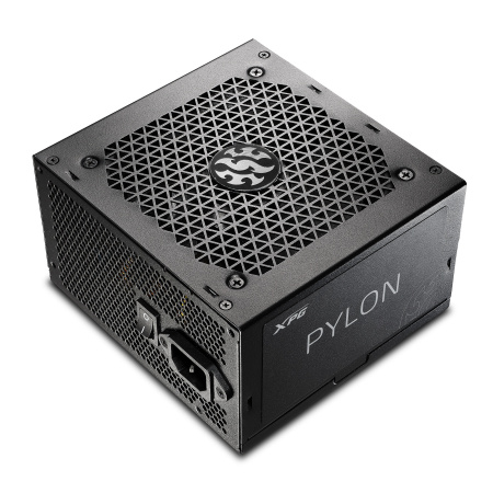 Блок питания 550Вт ADATA XPG PYLON 550 (платформа CWT!,защита промышленного класса,APFC,120мм,2PCI-E,5SATA,80+Bronze)[PYLON550B-BKCEU]