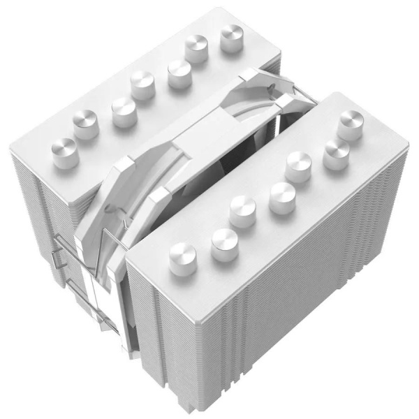 Кулер S115x/1200/1700/AMx ID-Cooling SE-207 XT SLIM SNOW (220W/120mm/700-1800rpm/7 тепл.трубок/высота 135мм!/белый)