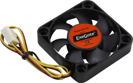 Кулер в корпус 50x50x10 ExeGate EX05010S3P (5000rpm/3pin/подшипник скольжения)