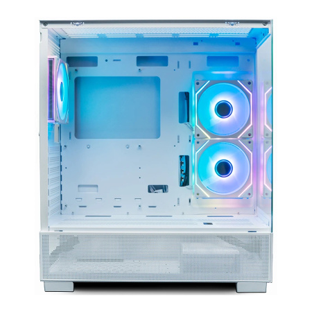 Корпус ATX Б_БП XASTRA Q500 3ARGB-C10 White (USB3.0,Audio,белый,3х120мм ARGB,ARGB+PWM HUB 10port,CPU Cooler до 160мм, VGA до 405мм,"аквариум")[Q500-3F