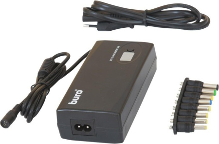 Универсальный_блок_питания  90W Buro BUM-1245M90 11_переходников,ручной,3.5A,1*USB_1A,12V-24V