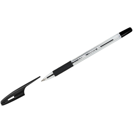 Ручка шариковая СТАММ "Орбита 150" черная (РШ-31670)