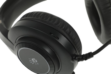 Игровая гарнитура A4Tech Bloody G220 мониторные кабель 2м, Black