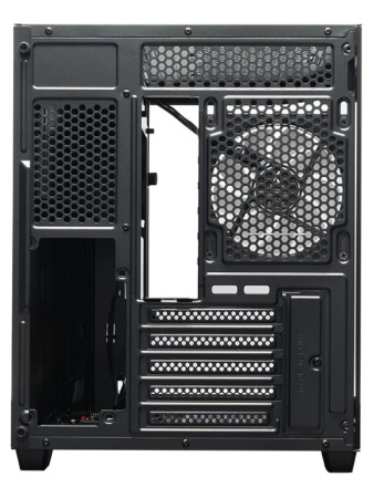 Корпус mATX Б_БП XASTRA QW400M 3ARGB-C6-AC Black (USB3.0,Audio,черный,Mesh,TG,3х120мм ARGB fans/ARGB+PWM HUB 6port,Type-C,CPU Cooler до 175мм, VGA до 