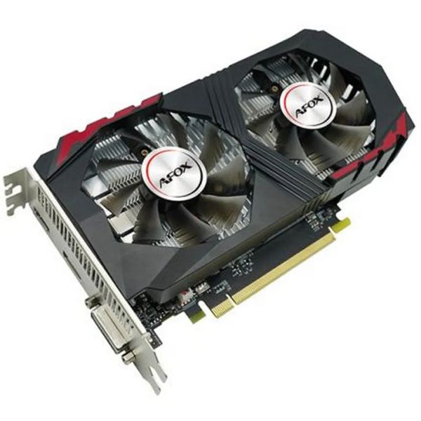Видеокарта GeForce GTX1050Ti Afox 4Гб GDDR5,128bit,DVI,HDMI,DP (AF1050TI-4096D5H5-V6) ret