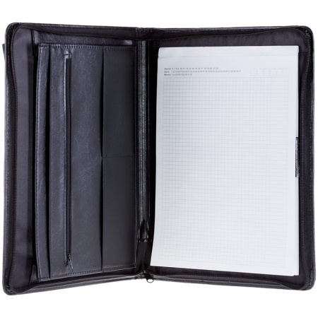 Папка деловая OfficeSpace "Siera" имп. кожзам., блокнот (ПаКЗ_577)