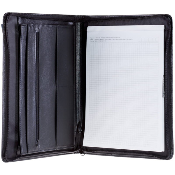 Папка деловая OfficeSpace "Siera" имп. кожзам., блокнот (ПаКЗ_577)