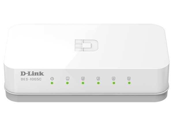 Коммутатор D-Link DES-1005C 5-port 10\100_Mbps