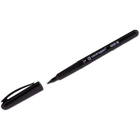 Маркер для CD/DVD Centropen "4606" 1 мм., черный (6 4606 0112)