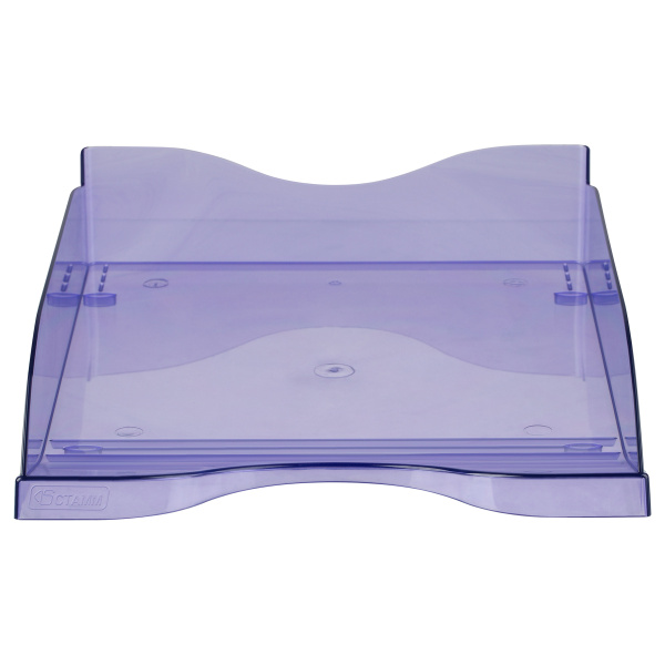 Лоток горизонтальный СТАММ "Тропик" тонированый фиолетовый, ЛТГ-31251 