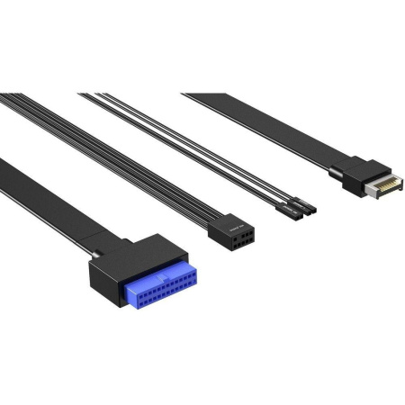 Корпус ID-Cooling View 500 черный без БП mATX 9x120mm 1xUSB2.0 1xUSB3.0 audio bott PSU