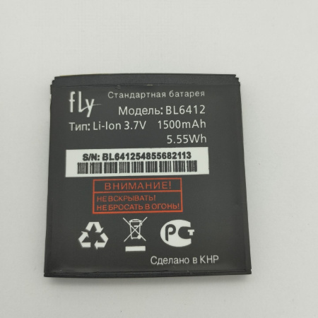 АКБ (аккумулятор) Fly BL6412 (IQ434/Era Nano 5) 3.7V 1500mAh