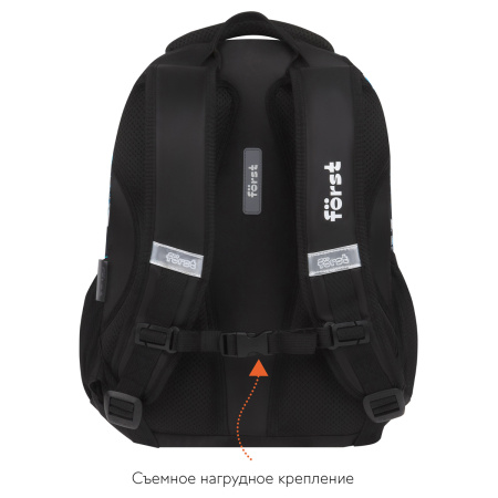 Рюкзак Forst F-Trend "Wave" 40*29*18см, 2 отделения (FT-RS-072401)