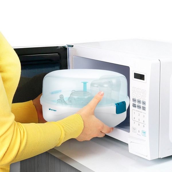 Стерилизатор для СВЧ Kitfort КТ-2304  вместимость 5 бутылочек